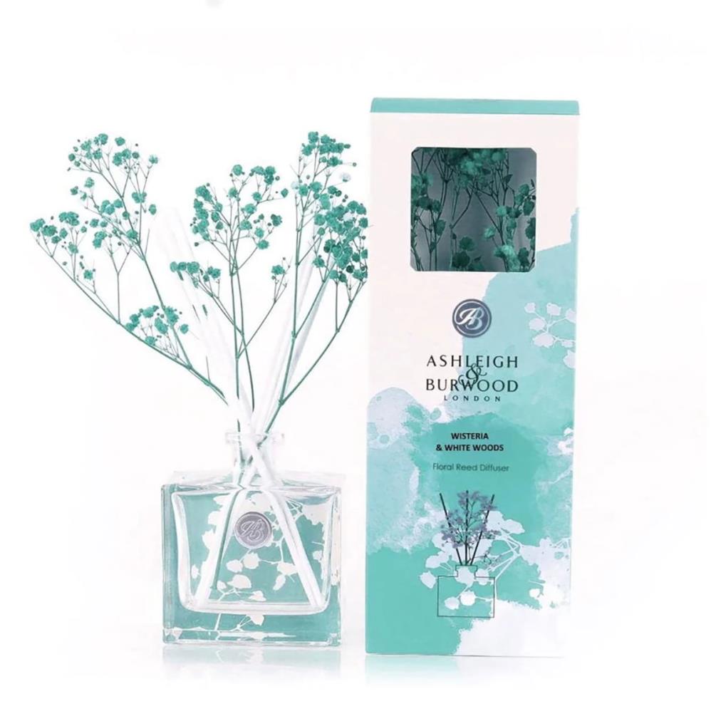 Ashleigh & Burwood Wisteria & White Woods Life In Bloom Floral Reed Diffuser £23.85